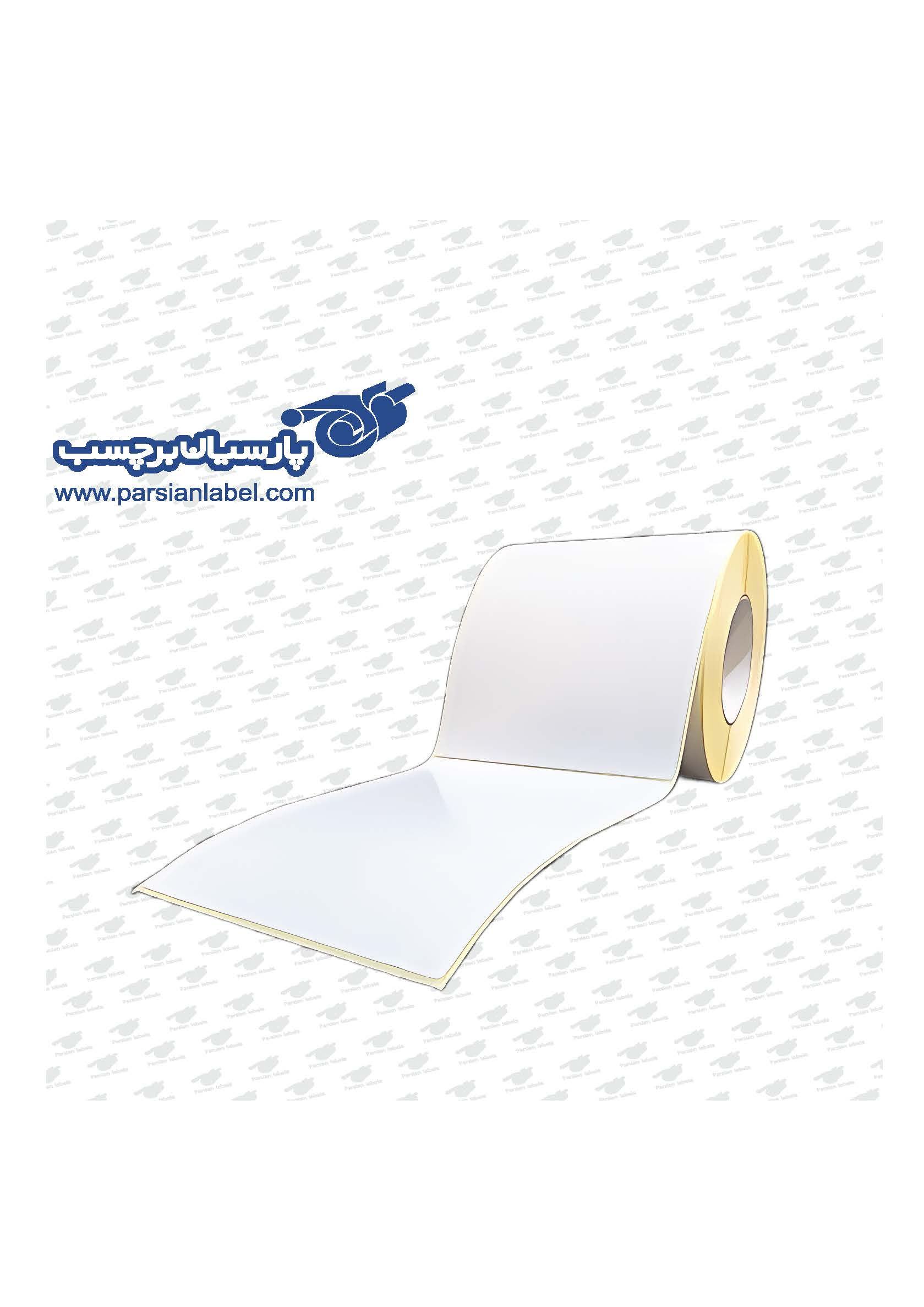 برچسب آرت سفید 221*150تک ردیفهع