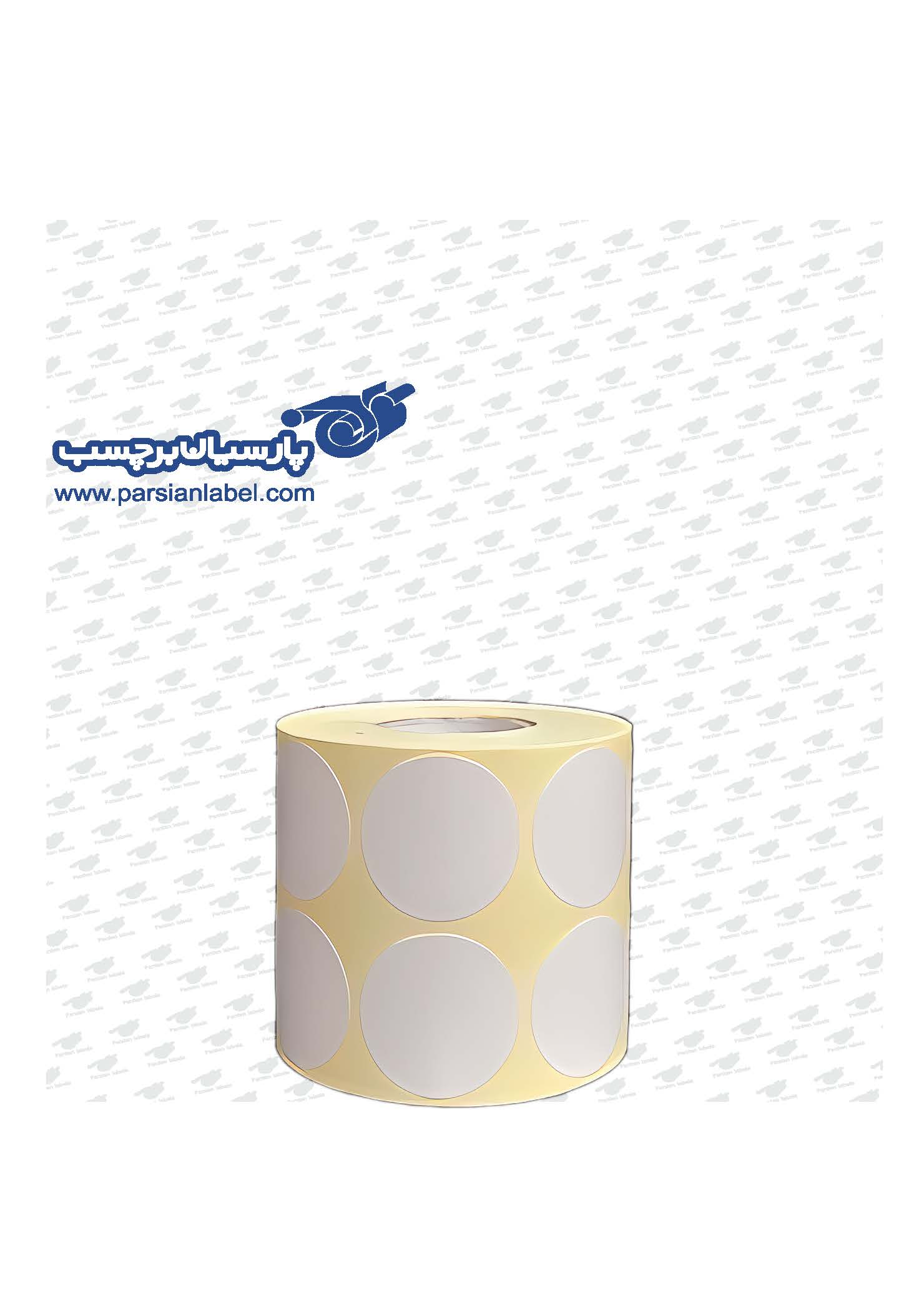 برچسب صدفی دایره ای قطر 4