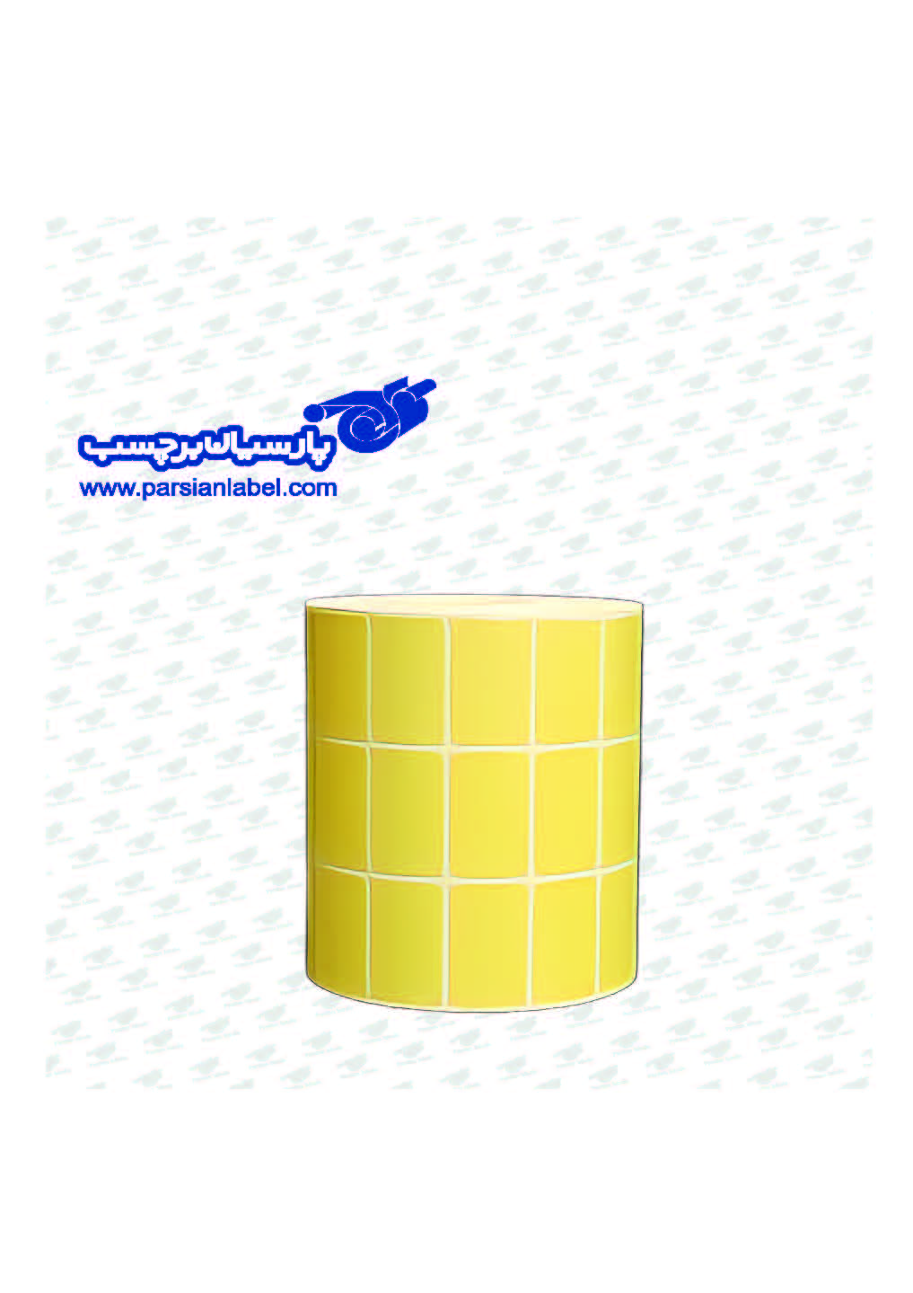 برچسب آرت زرد 34*21 سه ردیفه 