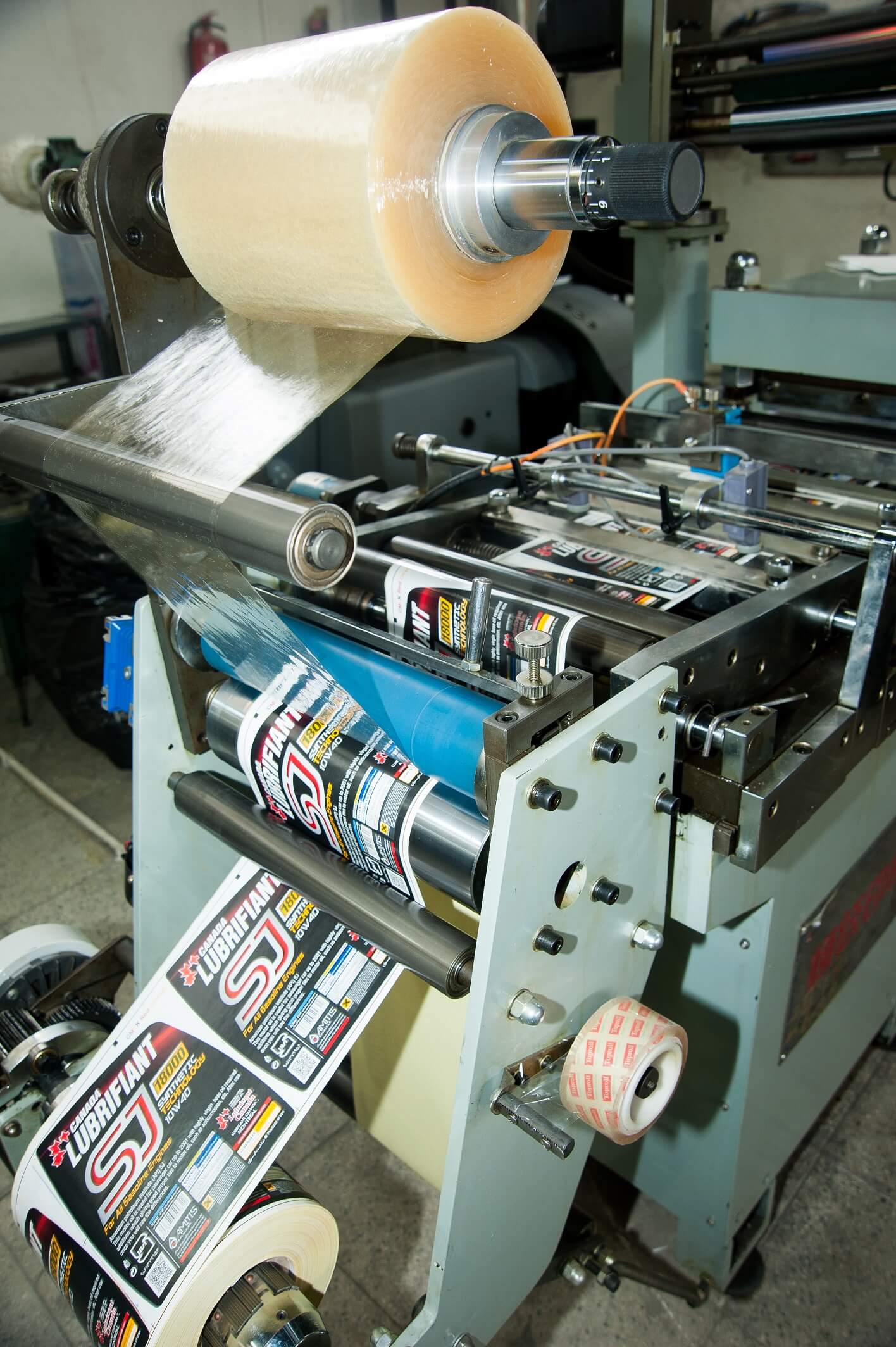 لمینه یا سلفون کشی - پارسیان لیبل