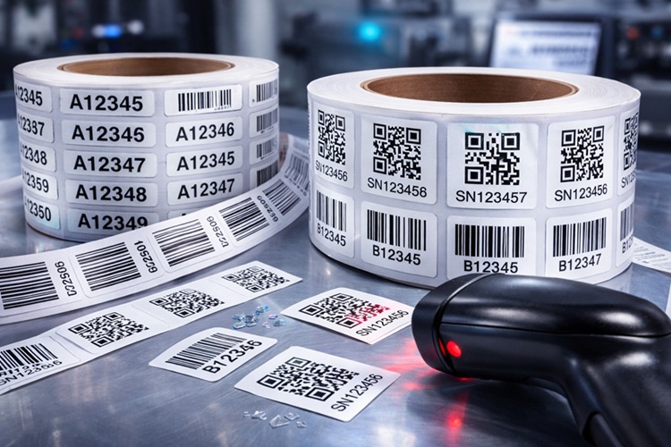 چاپ اطلاعات متغیر (VDP) روی لیبل | چاپ سریال، بارکد و QR Code